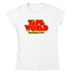 Tape World Retro Record Store Women's T-Shirt Tee