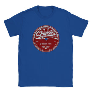 Willie Dixon 78 RPM Record Label Unisex T-Shirt Tee Checker Records
