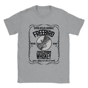 Lynyrd Skynyrd Free Bird Whiskey Label T-Shirt Tee Men's Unisex
