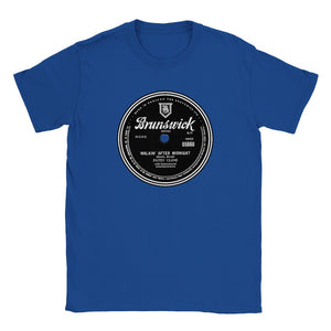 Patsy Cline 78 RPM Unisex Record Label T-Shirt Tee Walkin' After Midnight