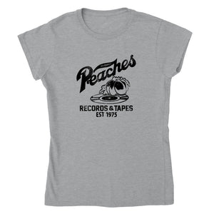 Peaches Records & Tapes Established 1975  T-Shirt Tee Women's