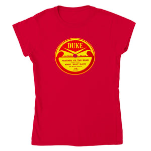 Bobby "Blue" Bland 78 RPM Duke Record Label Women's T-Shirt Tee