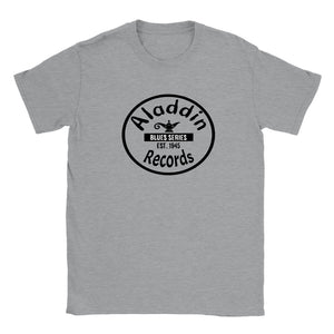 Aladdin Records Unisex T-Shirt Tee Blues Jazz Record Label 78 RPM