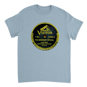 Lead Belly Midnight Special 78 RPM Record Label  Men&#39;s T Shirt Tee