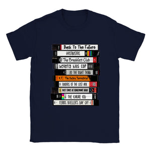 Eighties 80's VHS Classic Movies T-Shirt Tee Men's Unisex