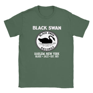 Black Swan Records Unisex T-Shirt Record Label Tee Harlem New York