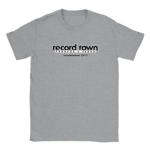 Record Town Vintage Record Store Men's Unisex T Shirt Tee