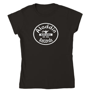 Aladdin Records Women's T-Shirt Tee Blues Jazz Record Label 78 RPM