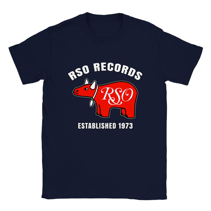 RSO Records Established 1973 Record Label T-Shirt Tee