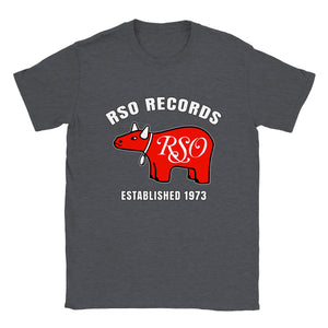 RSO Records Established 1973 Record Label T-Shirt Tee