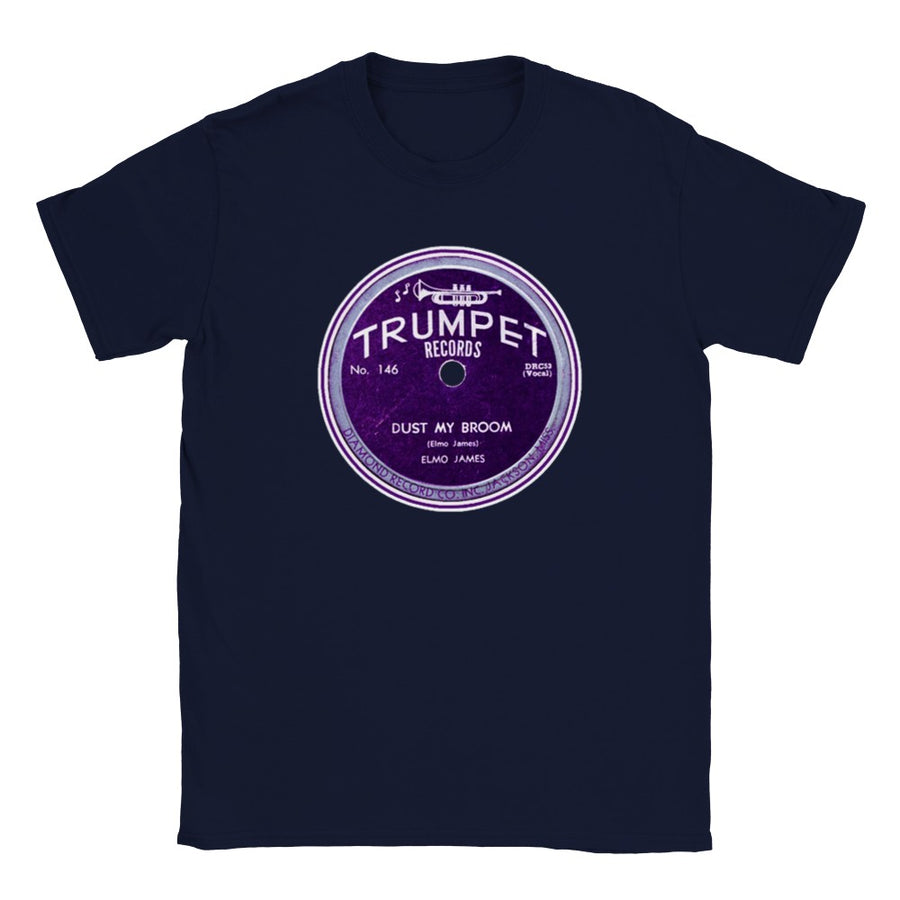 Elmore James 78 RPM Record Label Unisex T-Shirt Tee Blues Trumpet Records