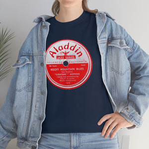 Lightnin' Hopkins 78 RPM Label Aladin Records Men's Unisex T Shirt Tee