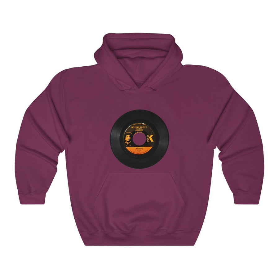 James Brown 45 RPM King Record Label Unisex Hoodie