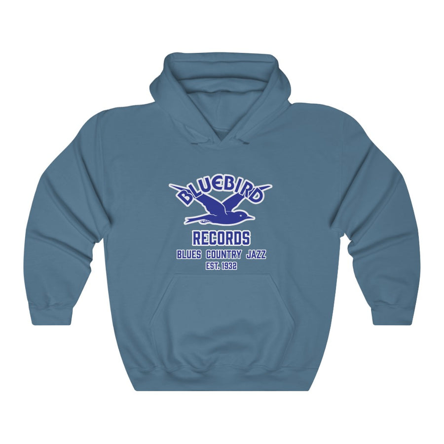 Bluebird Records Vintage Record Label Blues Jazz Country Unisex Hoodie