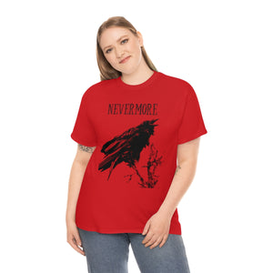 Edgar Allan Poe The Raven Nevermore Men's Unisex Women's T Shirt Tee