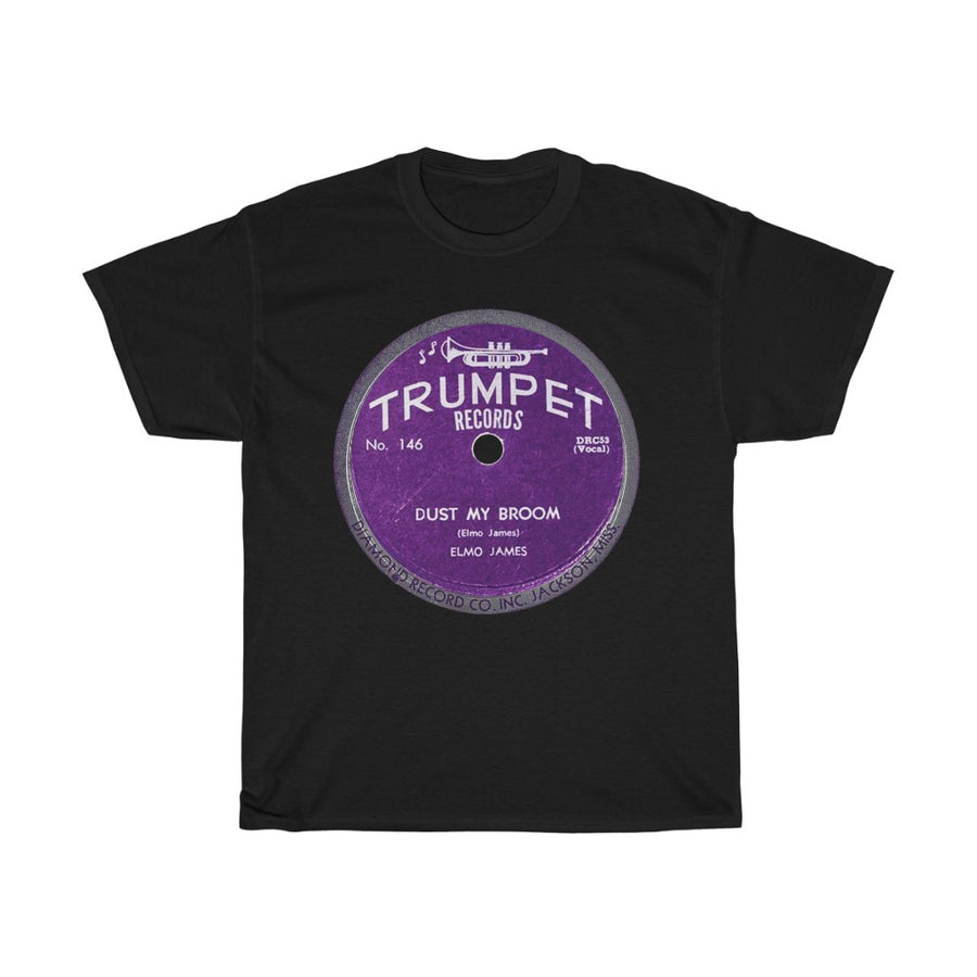 Elmore Elmo James 78 RPM Mississippi Delta Blues Trumpet Record Label Men's T Shirt Tee