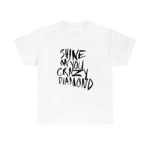 Shine On You Crazy Diamond Pink Floyd Inspired Men's Women's  Unisex T Shirt Tee