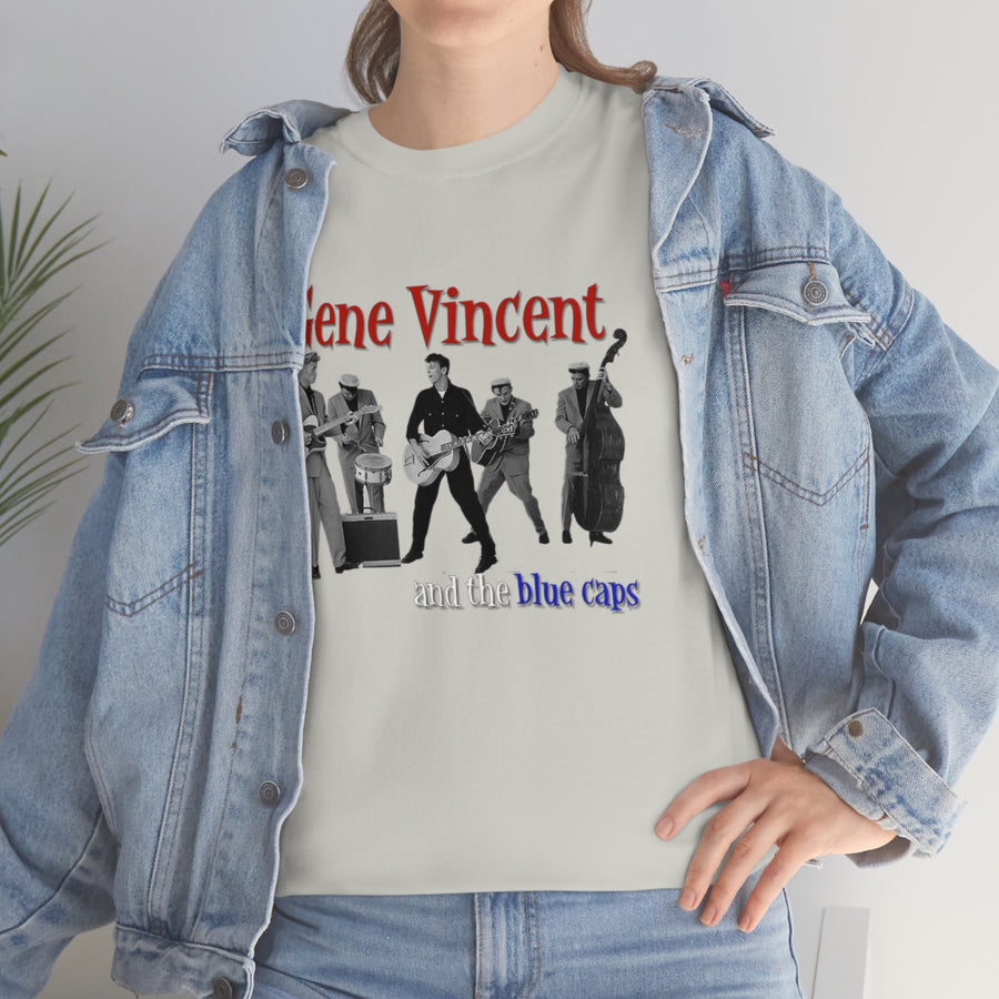 Gene Vincent & the Blue Caps Rockabilly Legend Store Men's Unisex T Shirt Tee