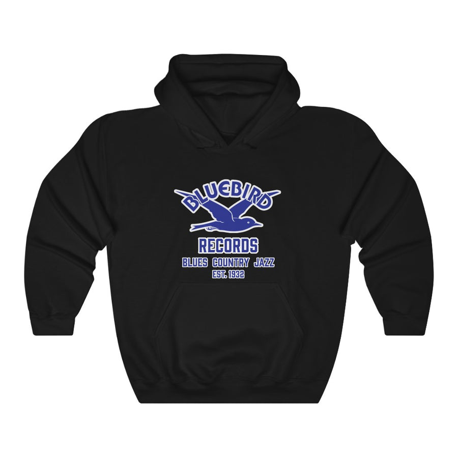 Bluebird Records Vintage Record Label Blues Jazz Country Unisex Hoodie