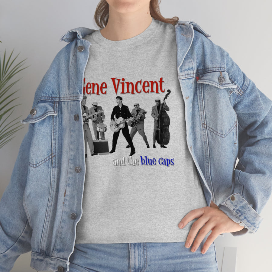 Gene Vincent & the Blue Caps Rockabilly Legend Store Men's Unisex T Shirt Tee