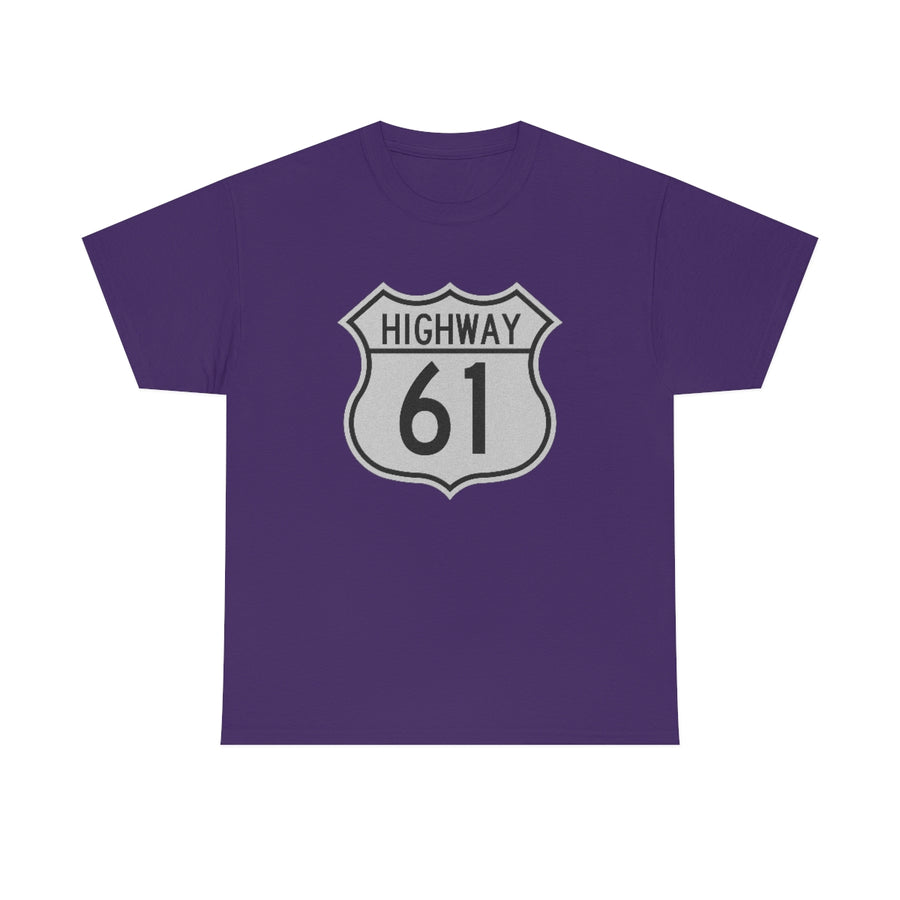 Highway 61 Sign Men's T Shirt Tee Blues Crossroads