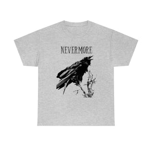 Edgar Allan Poe The Raven Nevermore Men's Unisex Women's T Shirt Tee