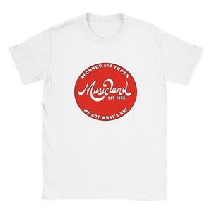 Musicland Records and Tapes Retro Unisex T-Shirt Tee