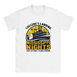 Mississippi Nights Laclede's Landing  Retro Unisex T-Shirt Tee