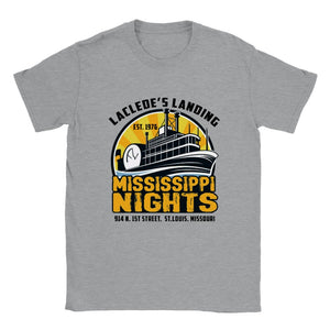 Mississippi Nights Laclede's Landing  Retro Unisex T-Shirt Tee