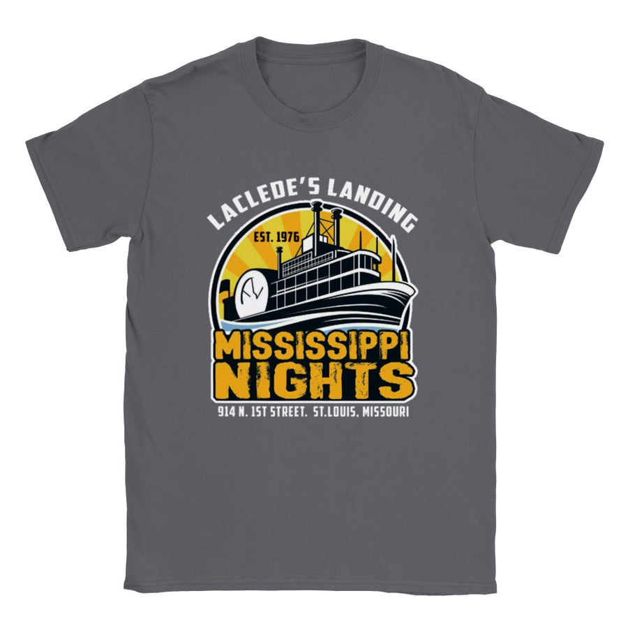 Mississippi Nights Laclede's Landing  Retro Unisex T-Shirt Tee