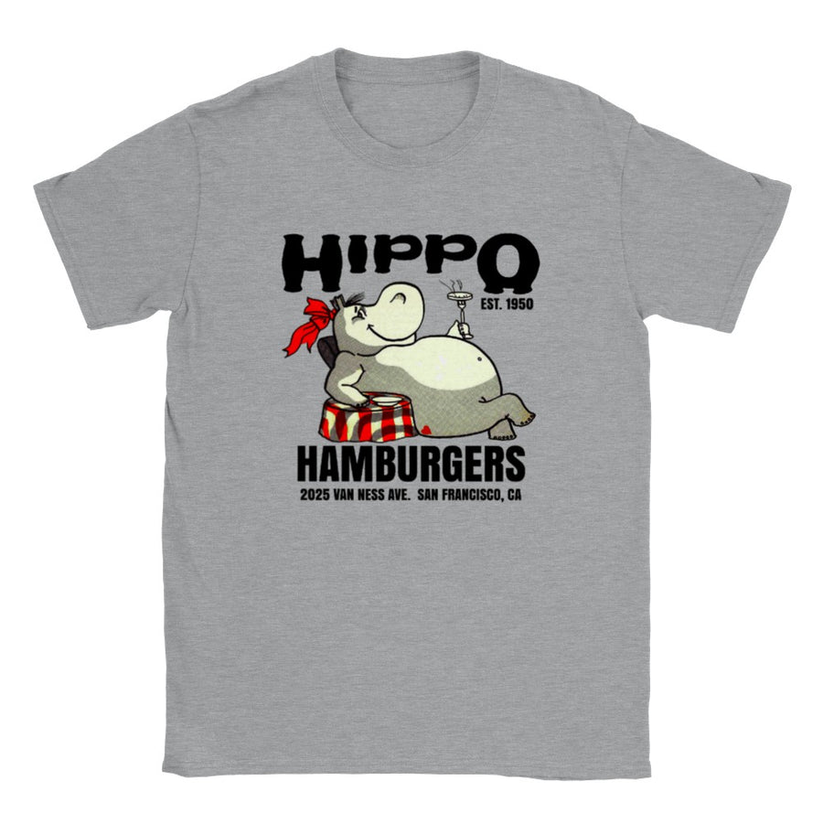 Hippo Hamburgers Restaurant San Francisco Retro Unisex T-Shirt Tee