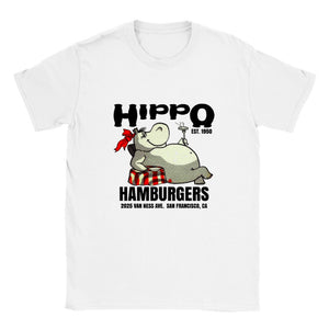 Hippo Hamburgers Restaurant San Francisco Retro Unisex T-Shirt Tee
